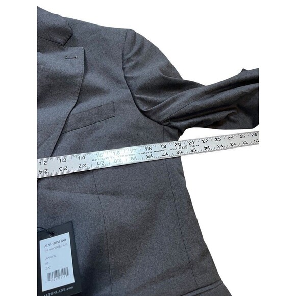 Alton Lane Mercantile Tailored Fit 2 pc Suit Charcoal Size 40L with 34R(35) Pant - Picture 14 of 16